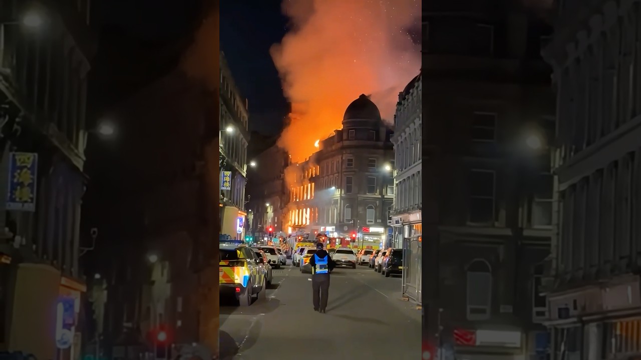ÉNORME incendie à Glasgow ! La vidéo heure par heure…