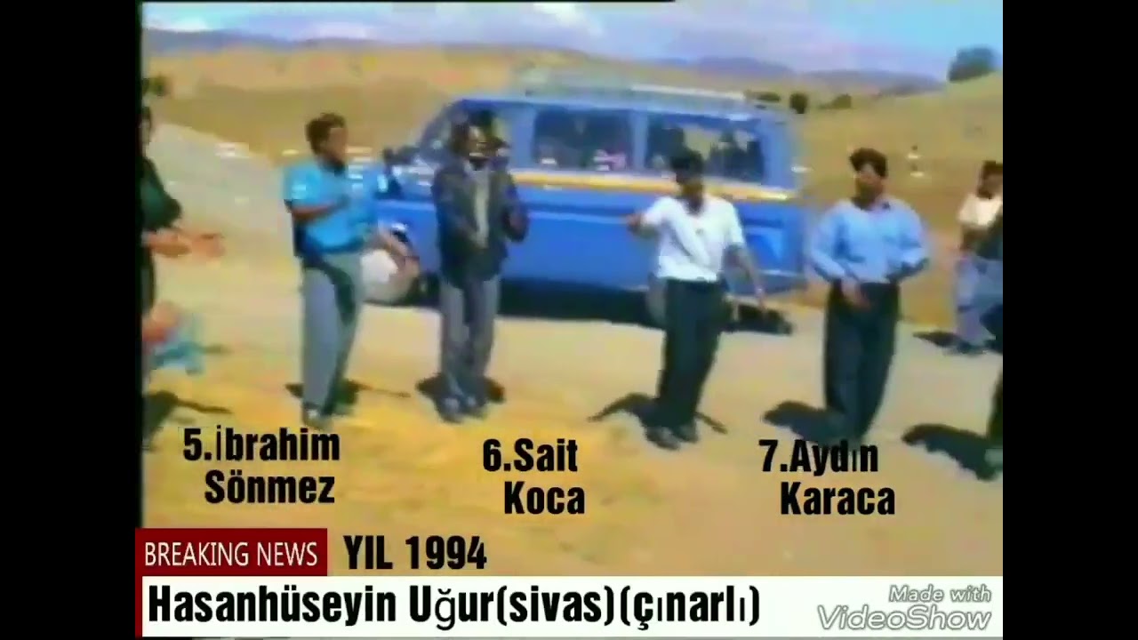 Çınarlı Köyü Hafik Sivas yıl 1994 Çınarlı da Düğün 