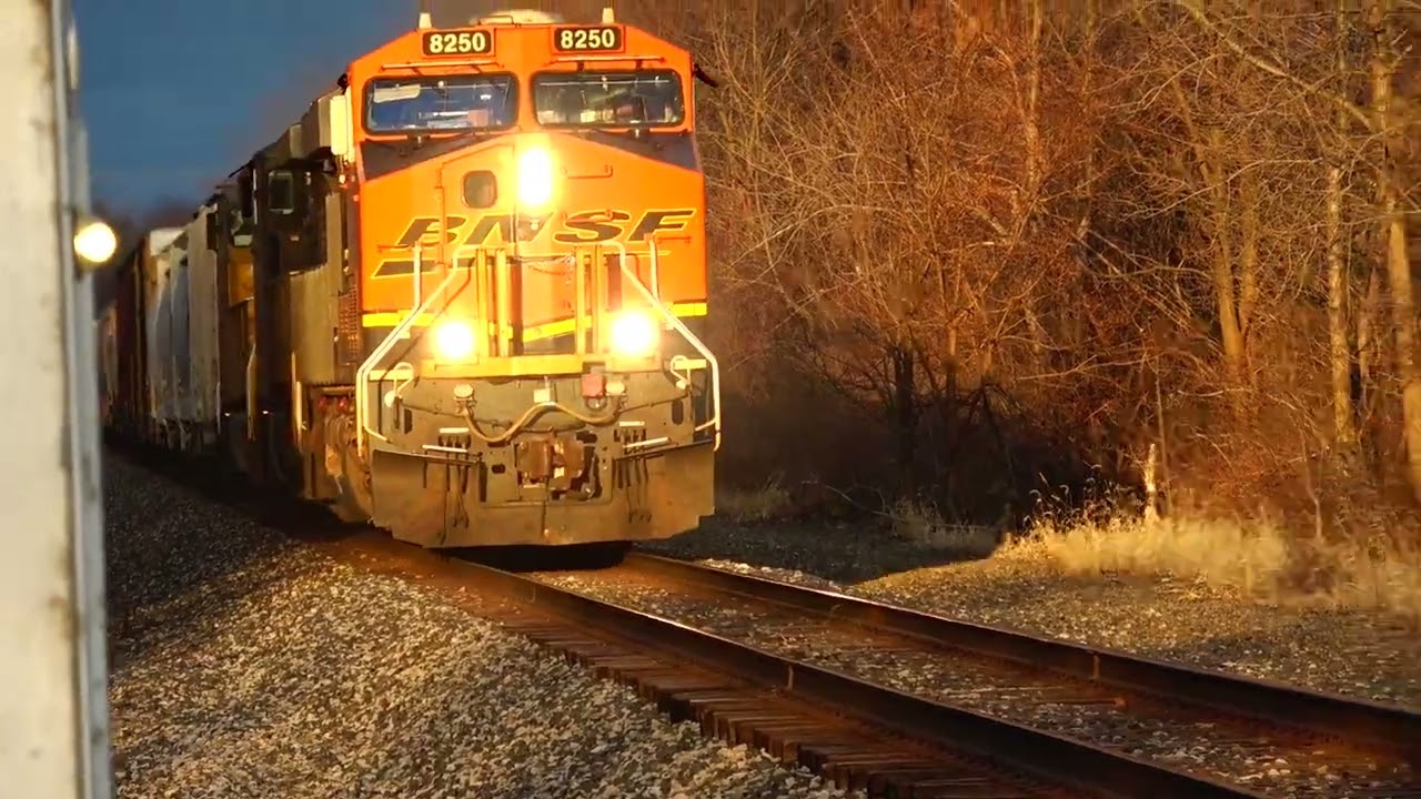 Amazing Triple Train Meet! Big Fast NS Manifest Train! Big CSX Freight Train! CSX Train In The Snow!