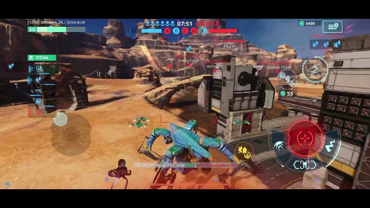 War robots - mon compte après 1mois 