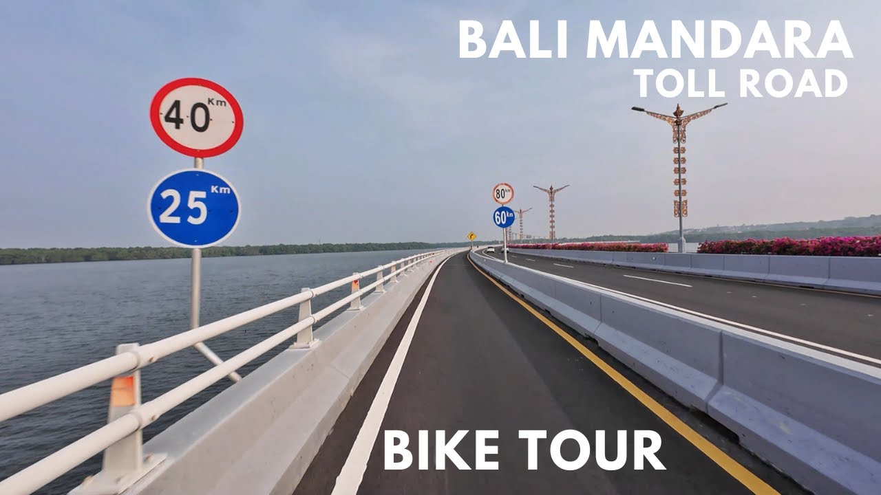 (CC) BALI Bike Tour | Bali Mandara Toll Road | Scenic Driving Experience Above The Sea Bali Today