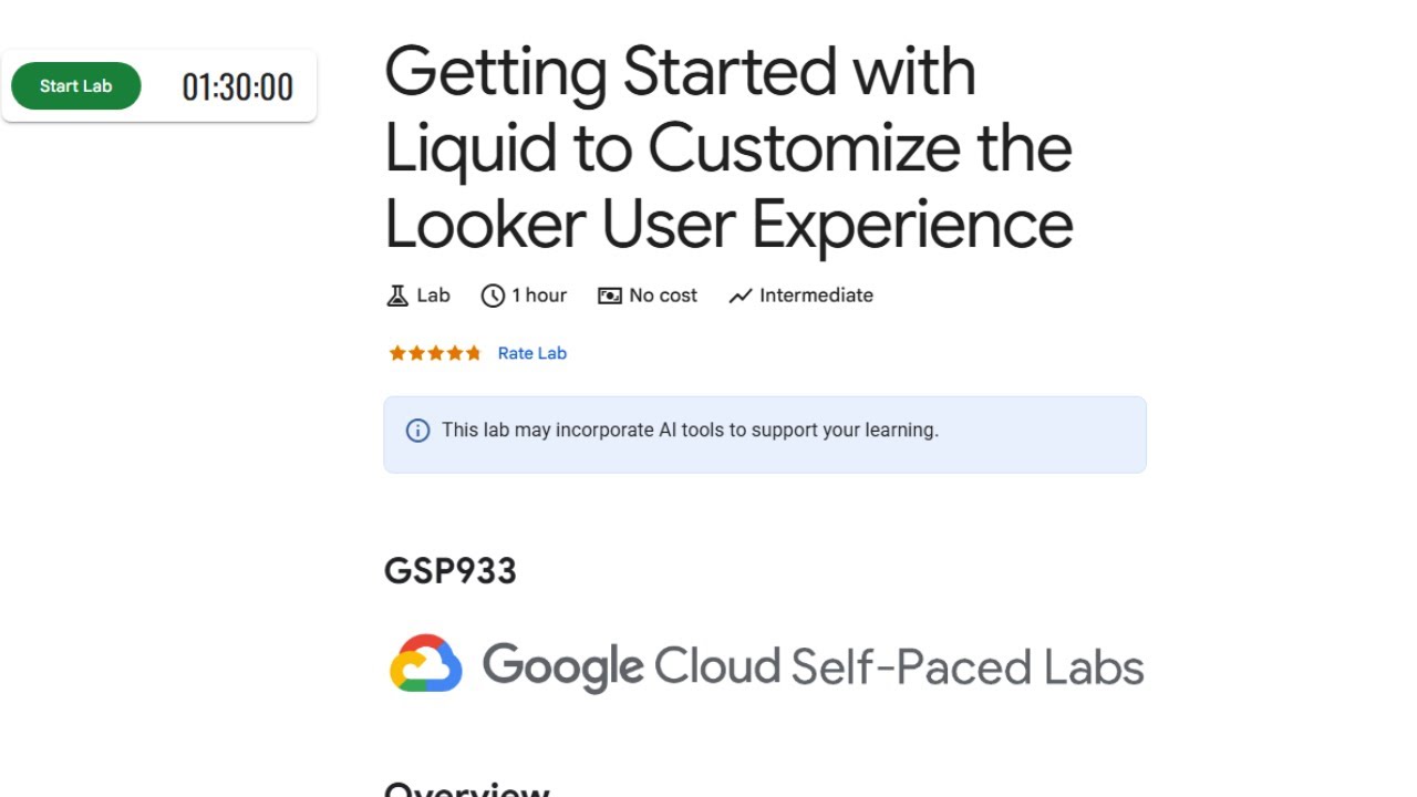 Getting Started with Liquid to Customize the Looker User Experience || 2025 || GSP933 #qwiklabs