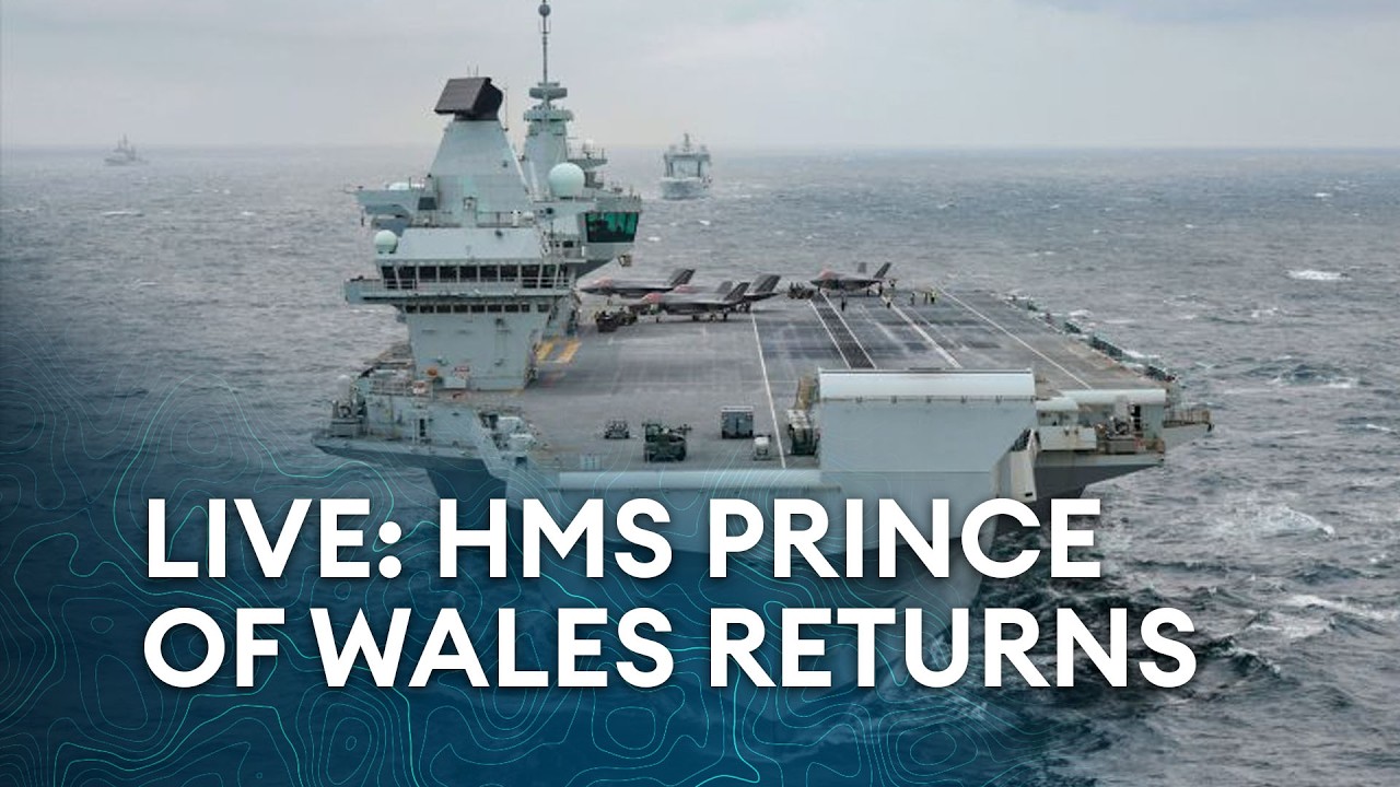 ПРЯМОЙ ЭФИР | HMS Prince of Wales возвращается домой в Портсмут