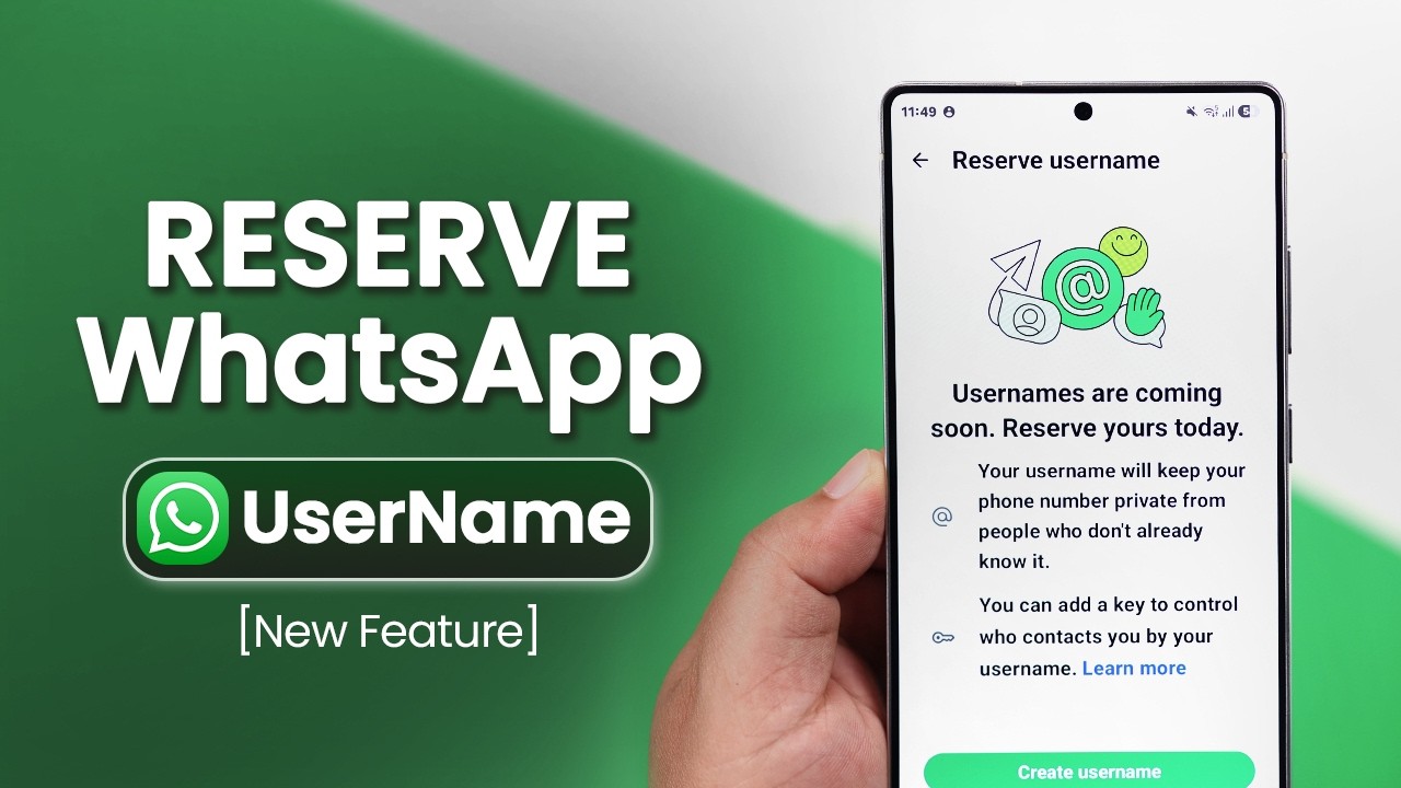 WhatsApp New Update Username: How to Create & Reserve Your Username!