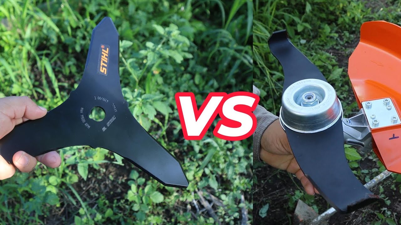 Cual trabaja mejor Cuchilla 3 puntas Vs trituradora? Motoguadaña o desbrozsdora, sthil Fs 460