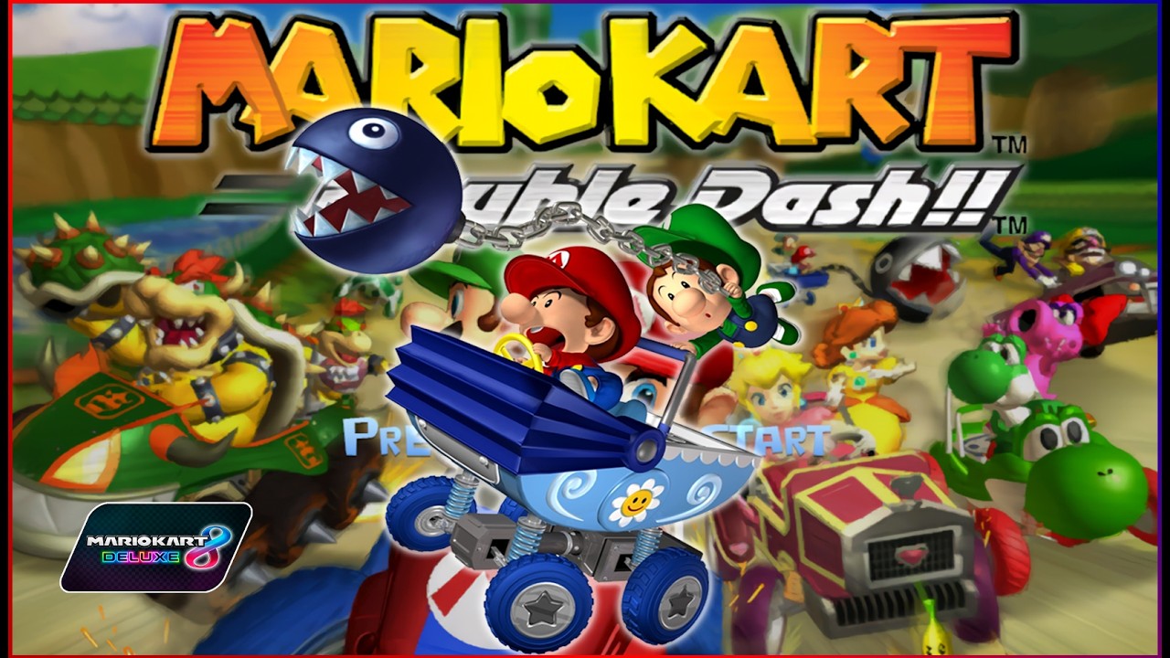 Mario Kart 8 Deluxe Custom Menu Mario Kart Double Dash with Chain Chomp