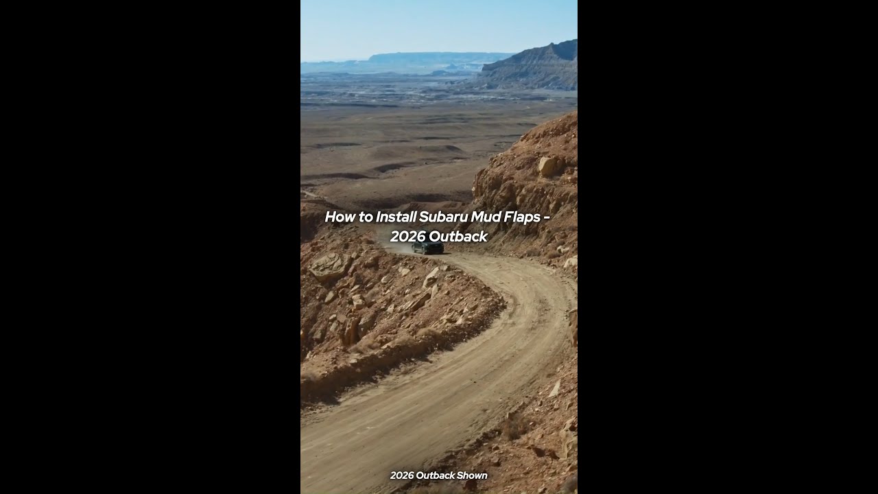 Как установить брызговики на Subaru