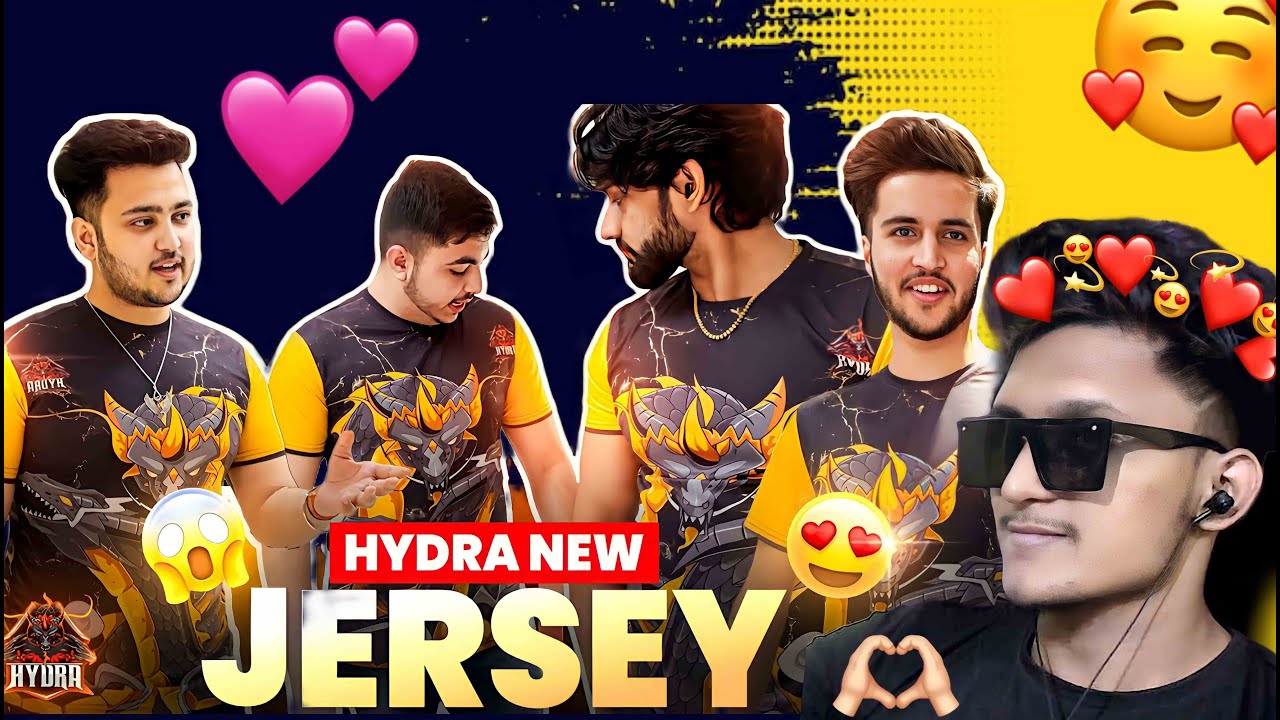 TEAM HYDRA E-SPORTS JERSEY REVEAL | READY FOR B.M.P.S 🐉🏆 Reaction by Rio ❤🔥