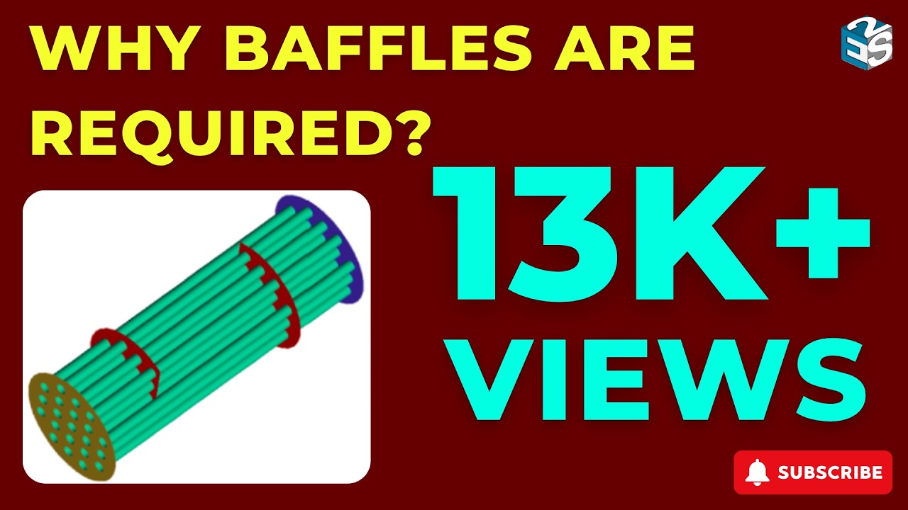 Why Baffles Are required? | Understand the purpose of Baffles in Shell & Tube Heat Exchanger | TEMA