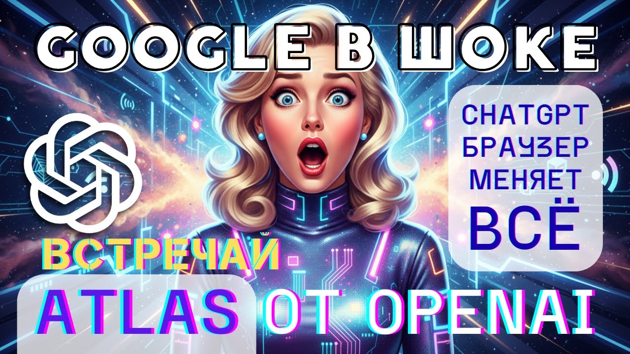 Atlas от OpenAI: GOOGLE В ШОКЕ! Браузер с ИИ который меняет ВСЁ