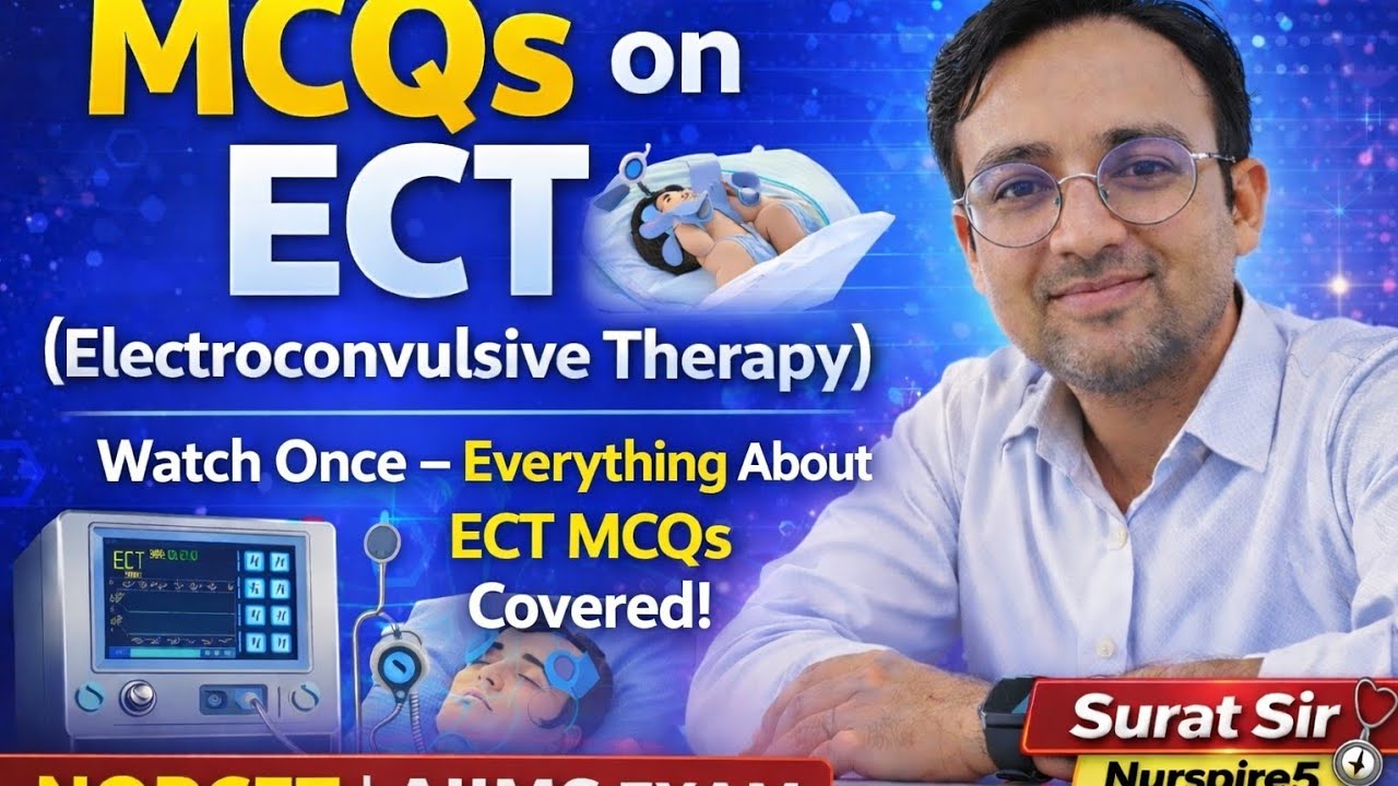 ECT on MCQs (Electro Convulsive Therapy) PRYadav Book MCQs covered 