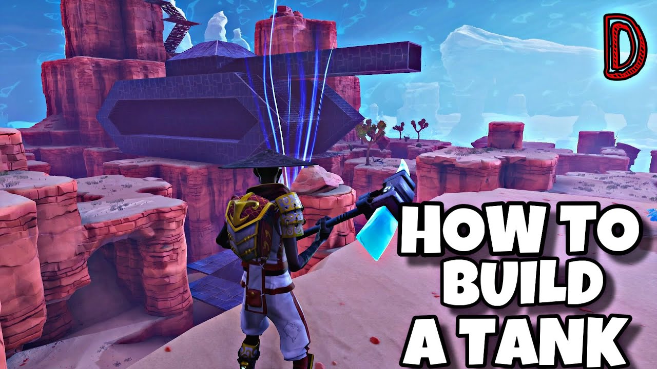 HOW TO BUILD A TANK IN FORTNITE SAVE THE WORLD AND CREATIVE
