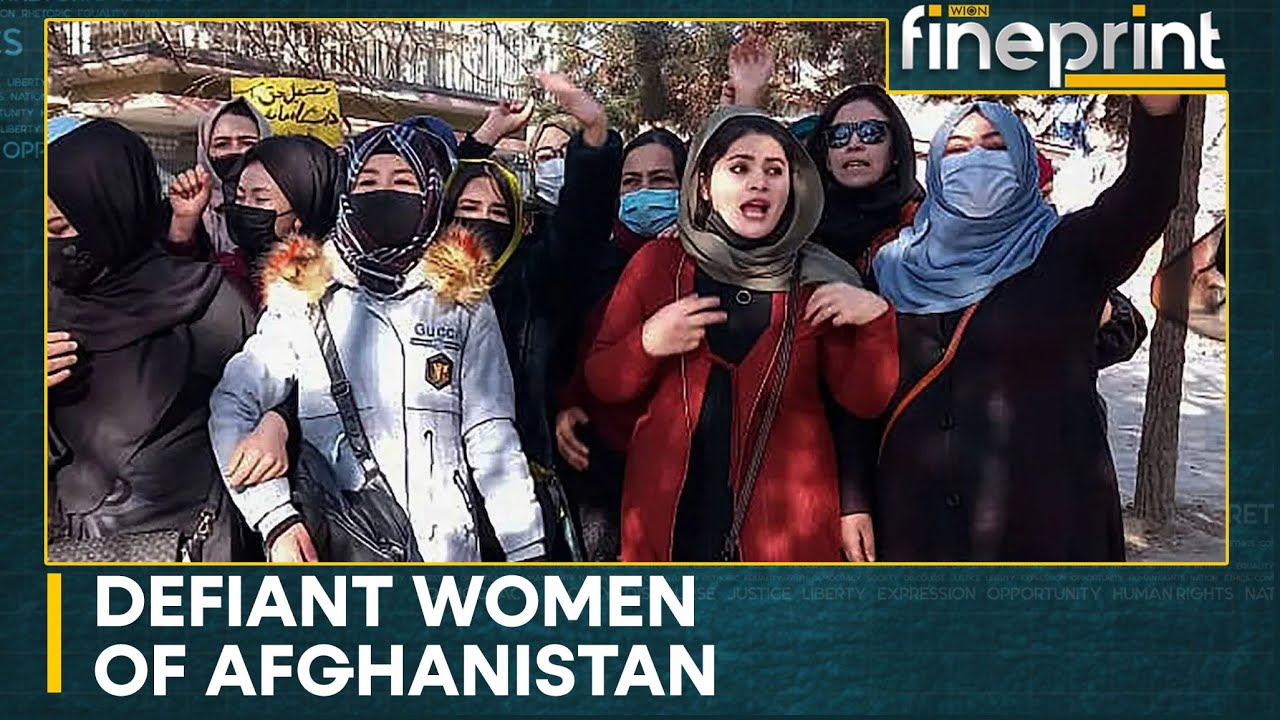 Afghanistan women protest beauty parlour ban | WION Fineprint