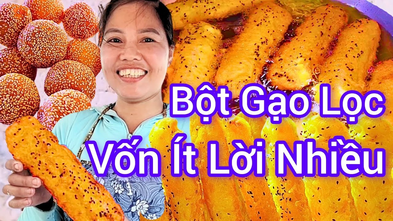 Bí quyết PHA BỘT GẠO LỌC LÀM CHUỐI CHIÊN VỐN ÍT LỜI NHIỀU giòn lâu không ngấm dầu ở Phước Long