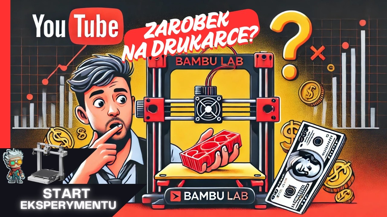 PR&Oacute;BUJĘ ZAROBIĆ NA DRUKARCE 3D! Ile można sprzedać? M&oacute;j Pierwszy produkt na sprzedaż!