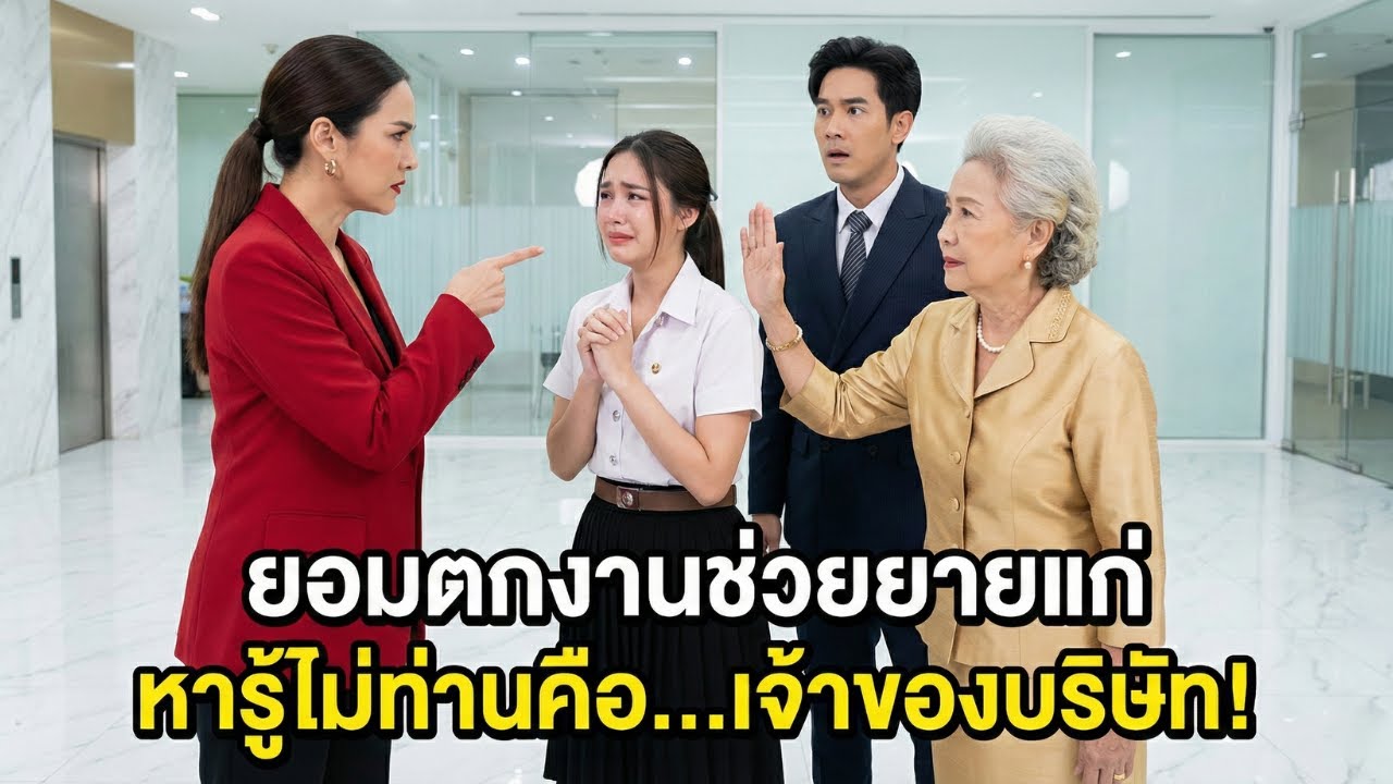ยอมตกงานเพื่อช่วยยายแก่ หารู้ไม่ว่าท่านคือเจ้าของบริษัท!