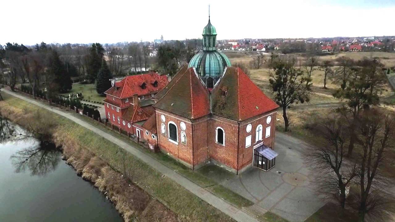 Braniewo Polska z lotu ptaka