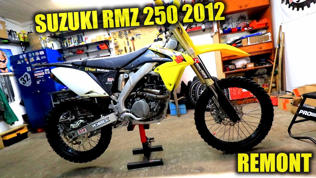 Suzuki RMZ 250 2012 - 4500zł w silnik!!! - słabo pali na zimnym - wywala olej z odmy - TPS regulacja