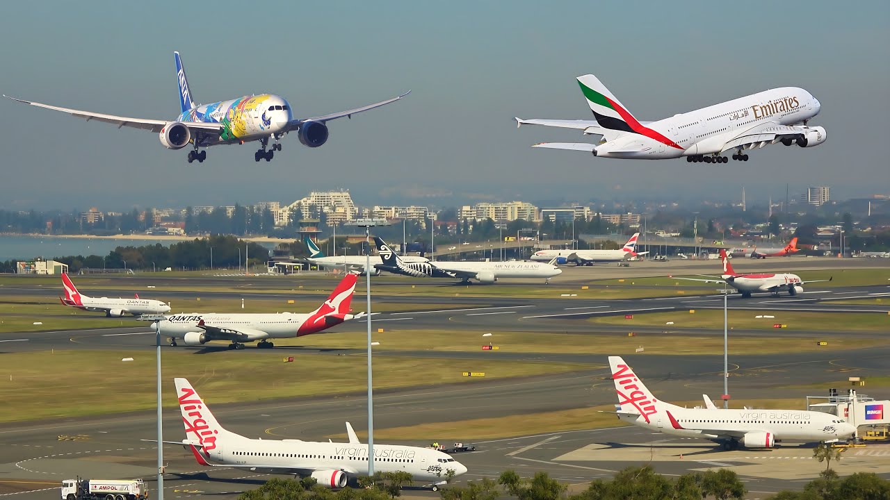500 Planes in 6 Hours - Epic Sydney Airport Plane Spotting SYD/YSSY