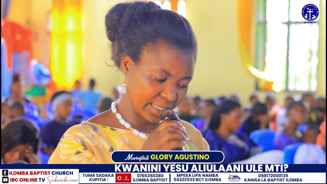 MWINJILISTI GROLY AGUSTINO | KWANINI YESU AALIULAANI MTI | ILOMBA BAPTIST CHURCH 