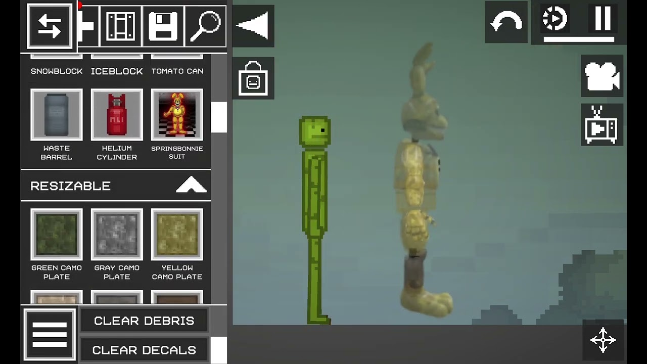 Melon playground springbonnie suit mod showcase!