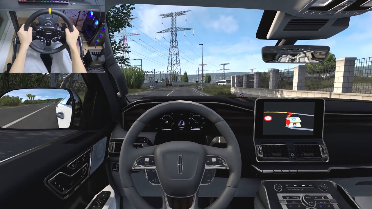 Lincoln Navigator 2020  ┃Euro Truck Simulator 2 ┃MOZA R5 steering wheel