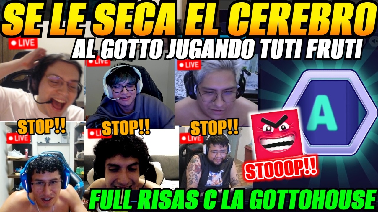 🤣SE LE SECA EL CEREBRO A MATTHEW jugando Tuti Fruti - STOPOTS!🤣FULL RISAS EN STREAM