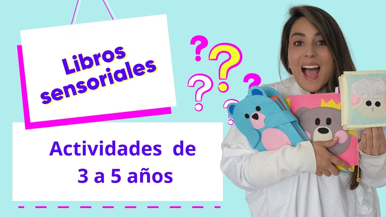 Qué actividades incluir en tus libros sensoriales de 3 años en adelante