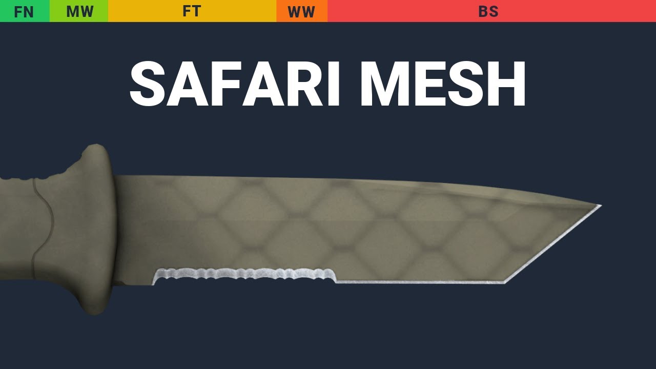 Ursus Knife Safari Mesh - Skin Float And Wear Preview