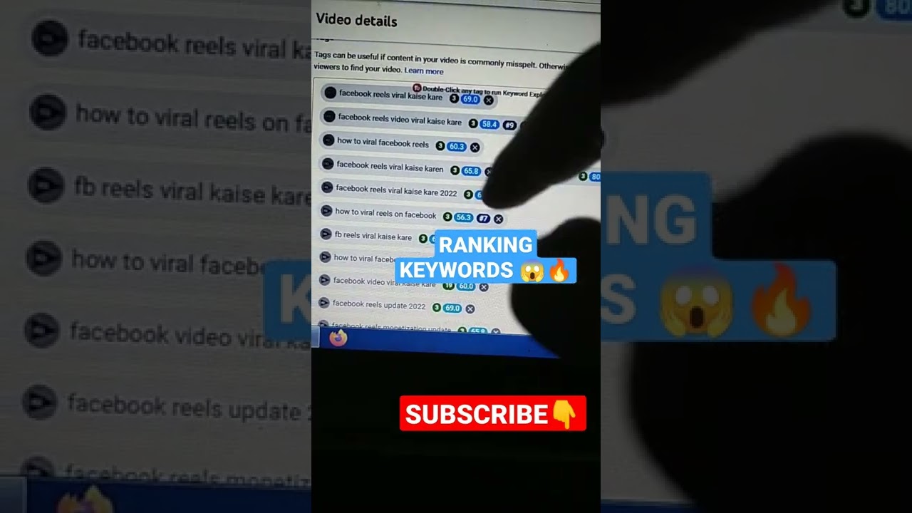 How to Find Ranking Keywords for your YouTube Video 2022 #shorts #ranking #keywords