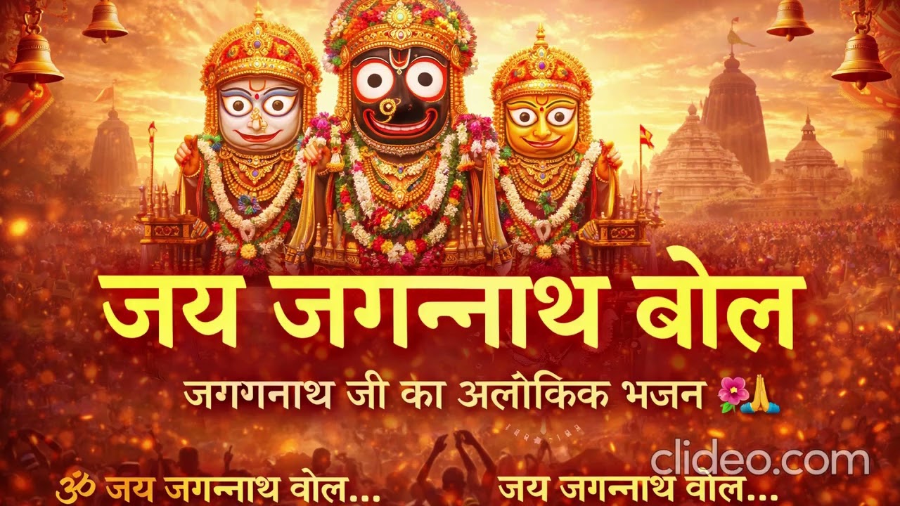 जय जगन्नाथ बोल 🌺 | जगन्नाथ जी का अलौकिक भजन | रथ यात्रा विशेष