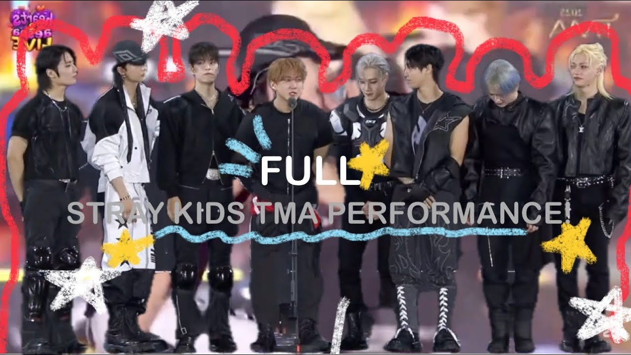 FULL Straykids performance [chk chk boom+topline+walkin on water+ceremony]@ TFMA 
