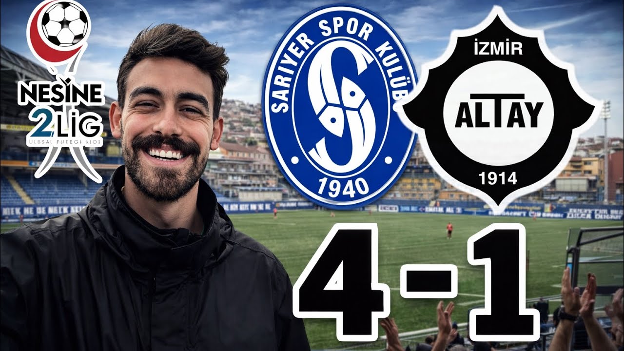 ALTAY TARAFTARI İLE DEPLASMAN YAPTIM ! Away Tribune Vlog | Sarıyer X Büyük Altay