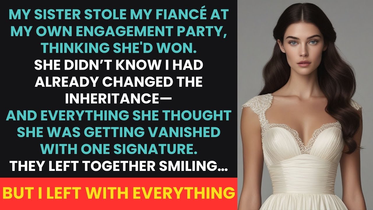 My Sister Stole My Fiancé at My Engagement Party—I Had Already Changed the Inheritance