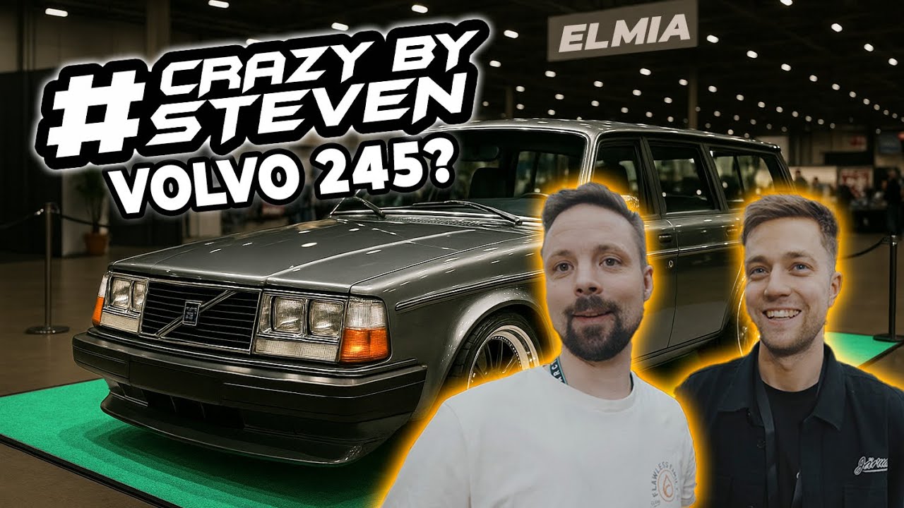 CRAZY BY STEVEN VOLVO 245 BYGGE? CUSTOM MOTOR SHOW 2025