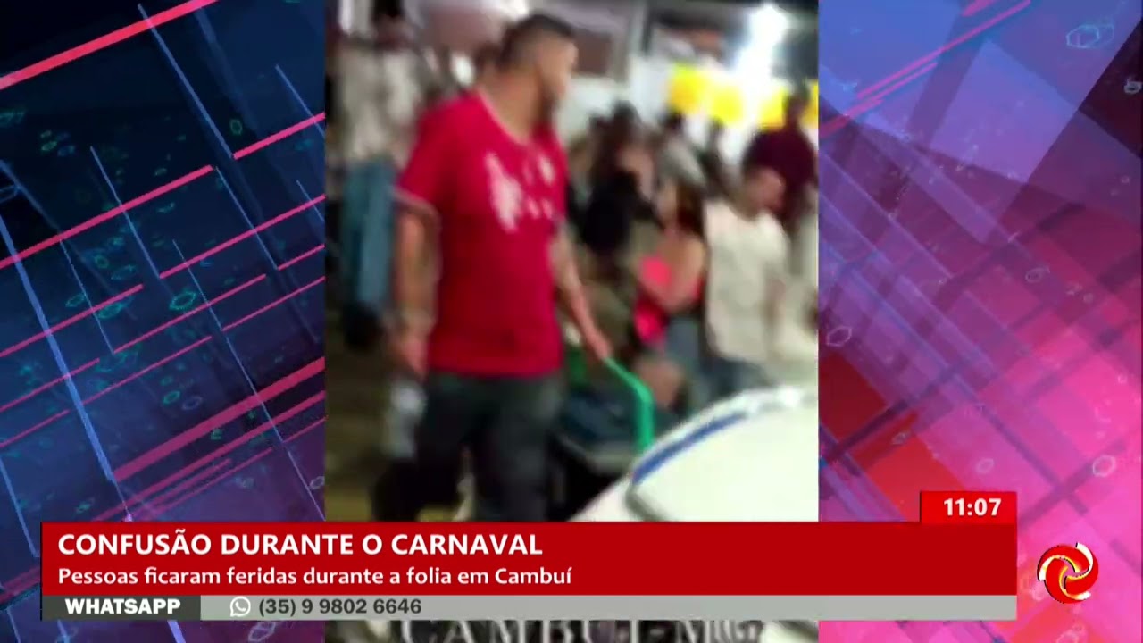 Carnaval termina em confus&atilde;o na cidade de Cambu&iacute;