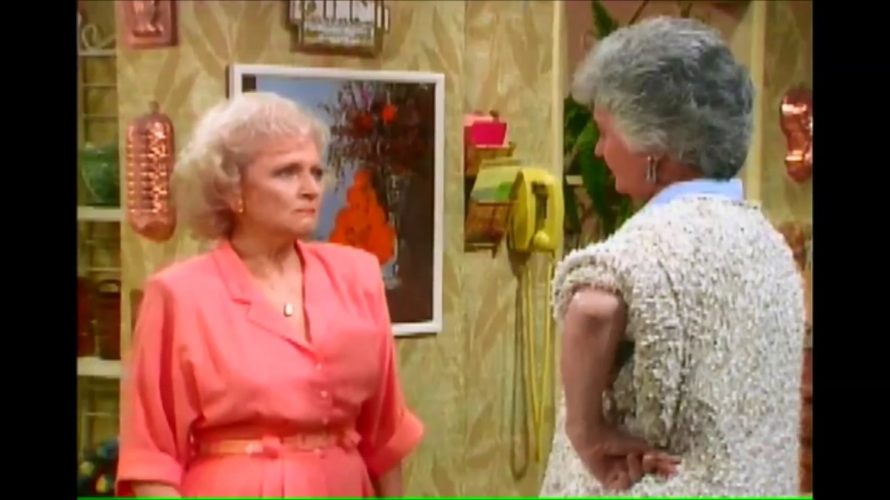 The Golden Girls  - Now you can call him garbage