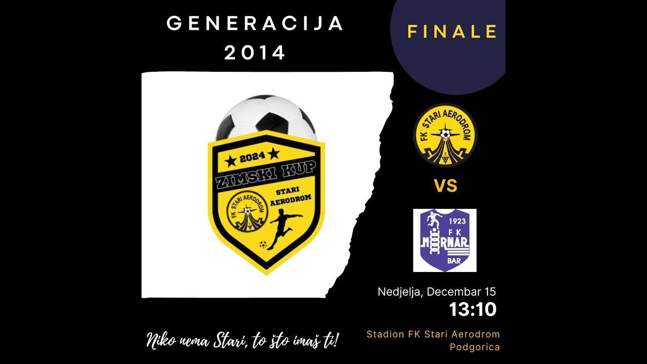Finale - Stari Aerodrom 1 vs Mornar