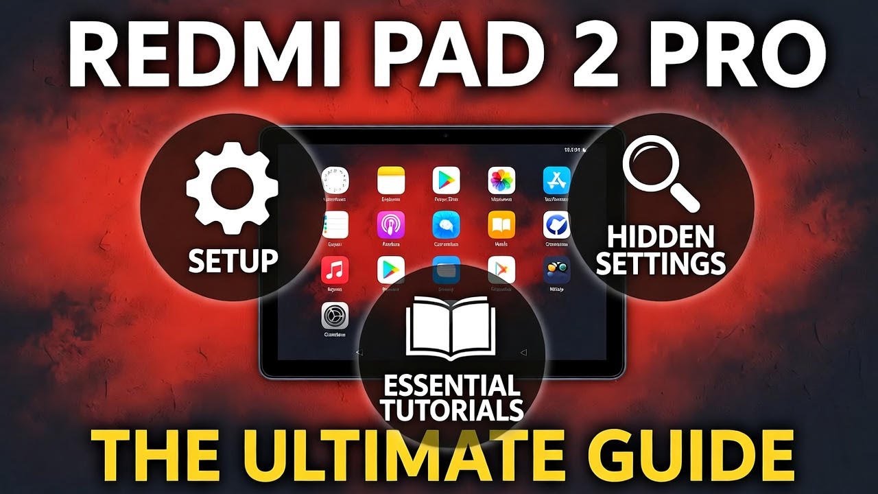 Redmi Pad 2 Pro &ndash; Full Setup, Hidden Settings & Essential Tutorials