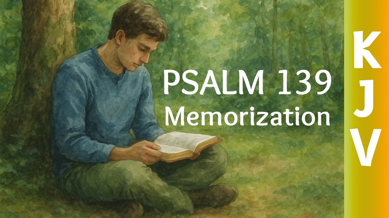 Psalm 139 KJV Memorization Song – One Hour Bible Memory Music – Scripture Song Loop