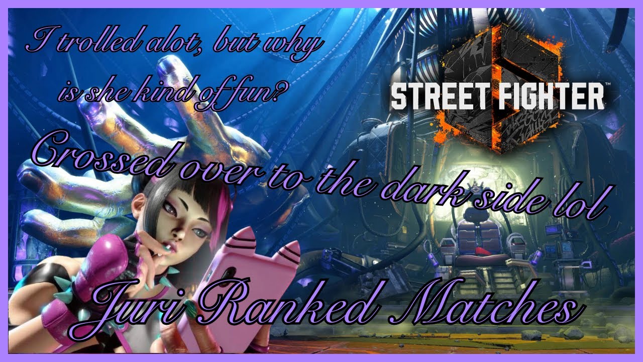Street Fighter 6: I was challenged to play Juri this phase -_-