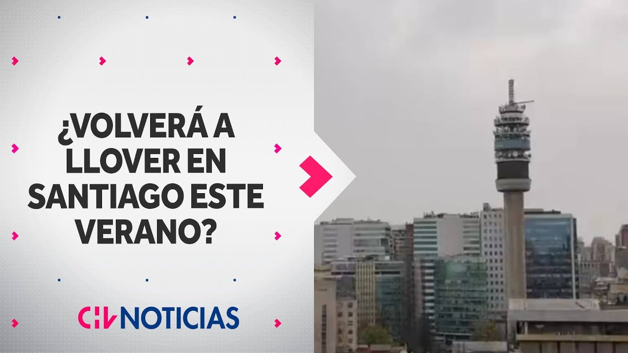 ¿Lloverá otra vez? Inusual fenómeno meteorológico en verano en la Región Metropolitana