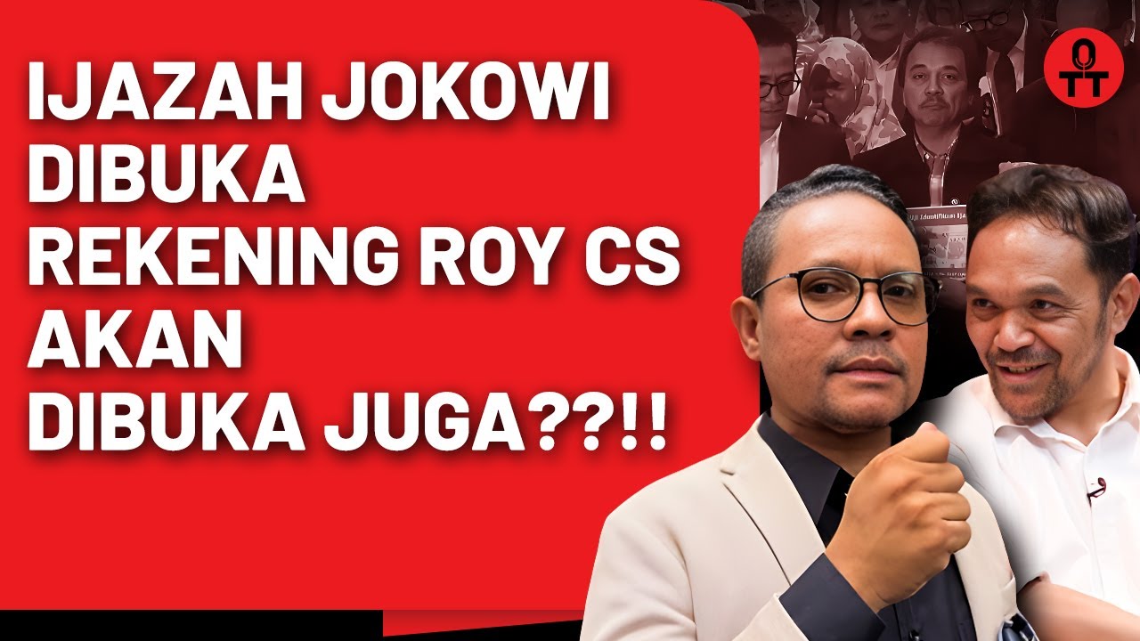 Ijazah Jokowi Sudah Ditunjukan, Akankah Rekening Roy Cs Juga Dibuka? || OTT