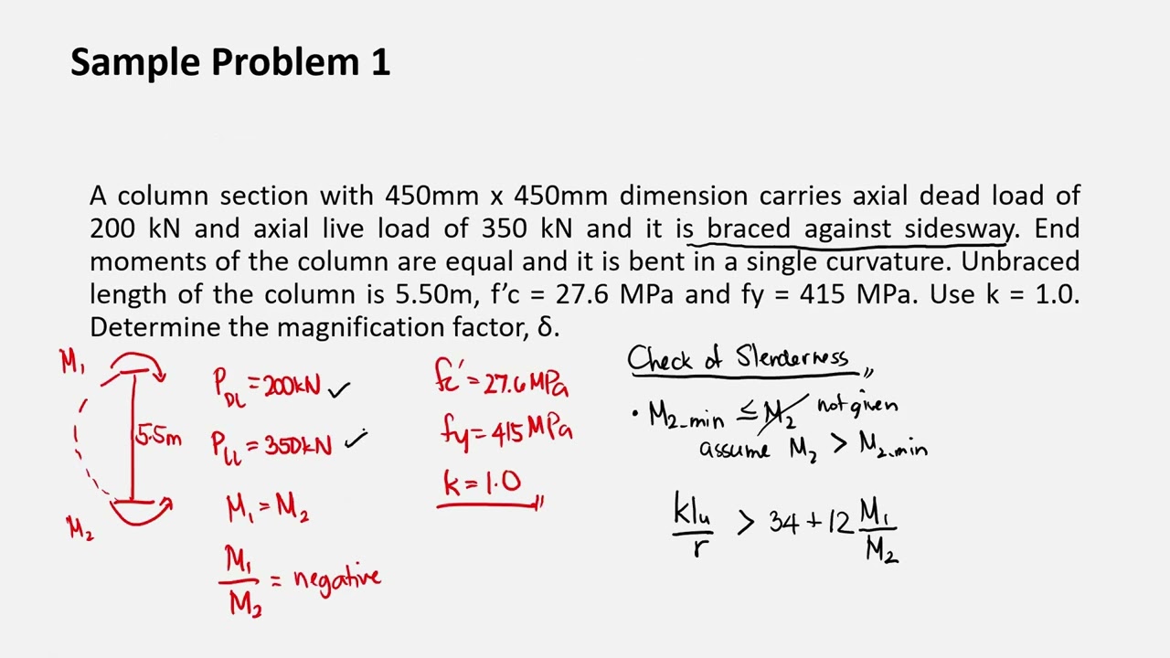 Sample Problem - Long Column