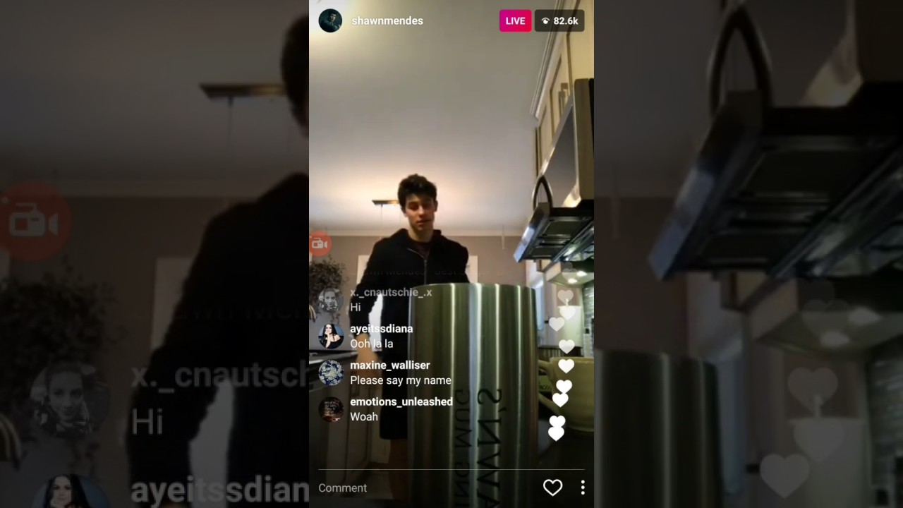 Shawn mendes livestream