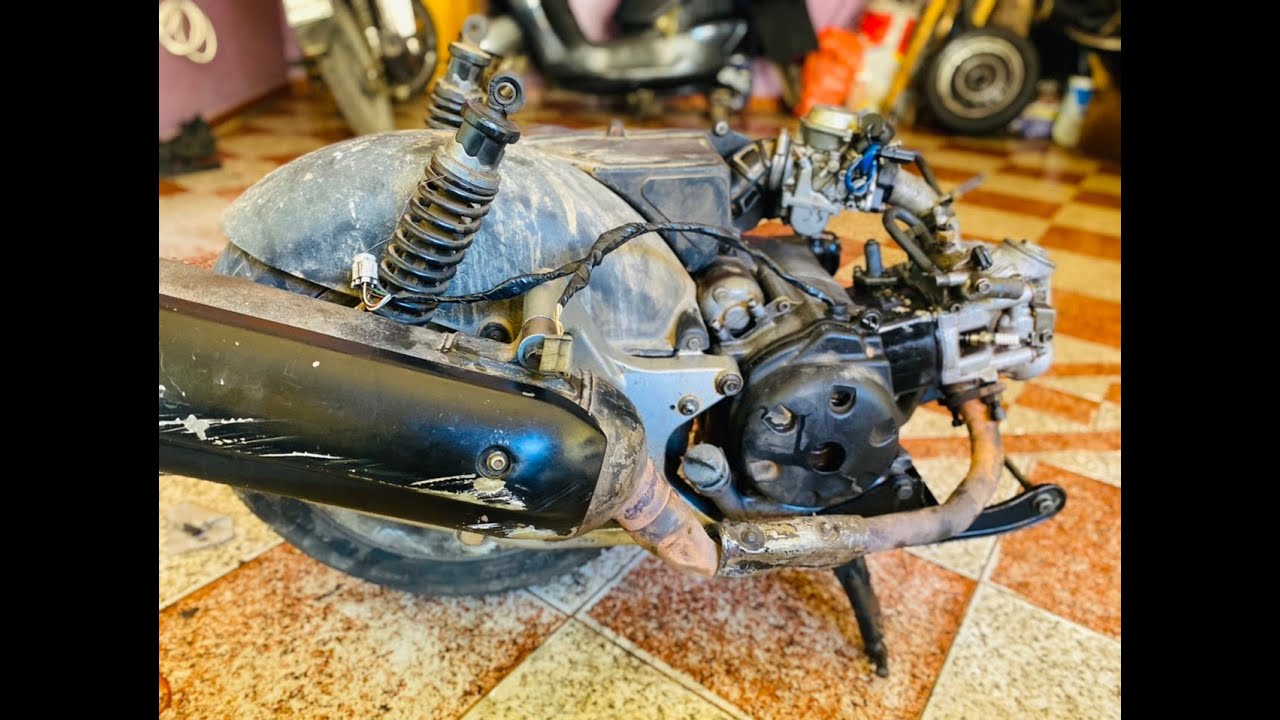 سبب ضعف قوة المحرك و ازدياد حرارته  MOTO YAMAHA MAJISTÉ 125cc#