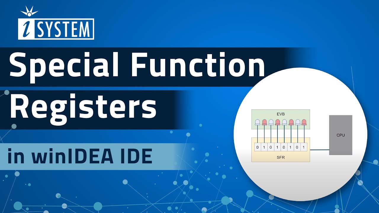 Tutorial &ndash; Special Function Registers in winIDEA