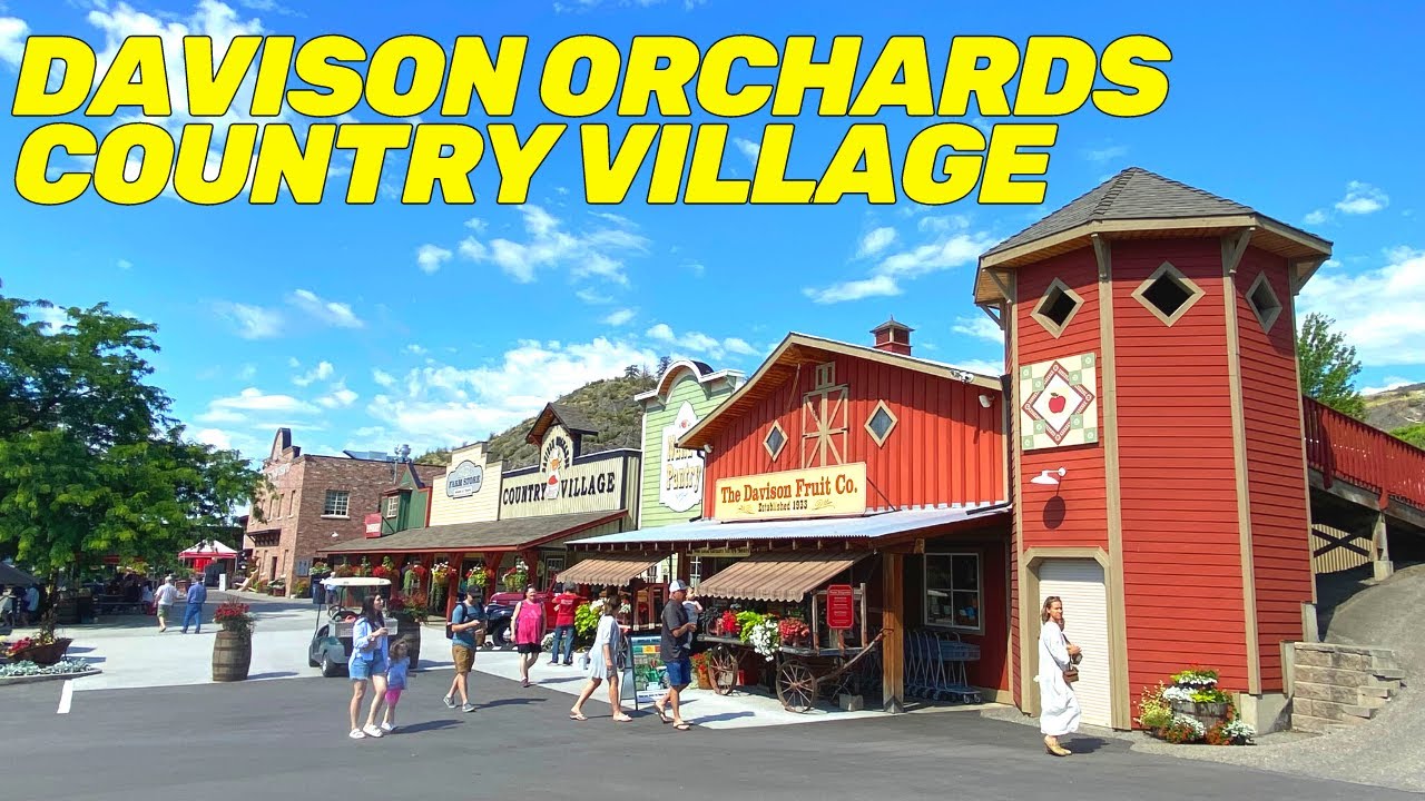 Davison Orchards Country Village Walk | Vernon British Columbia Canada