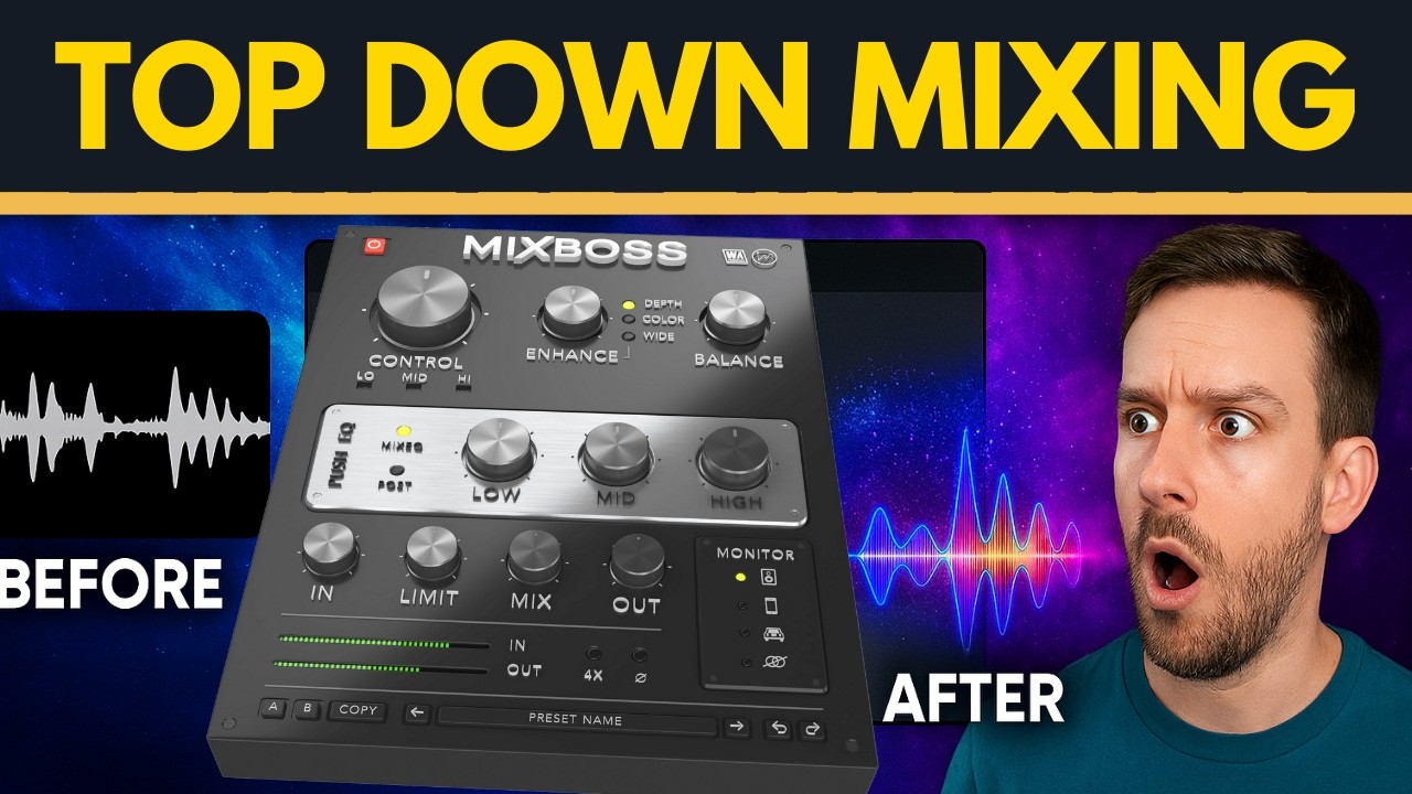 The Secret to Top-Down Mixing Revealed | WA Production Mix Boss Plugin