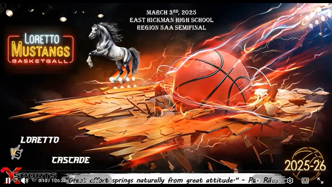 Loretto Boys Basketball vs Cascade - Region Semis - 3/3/26